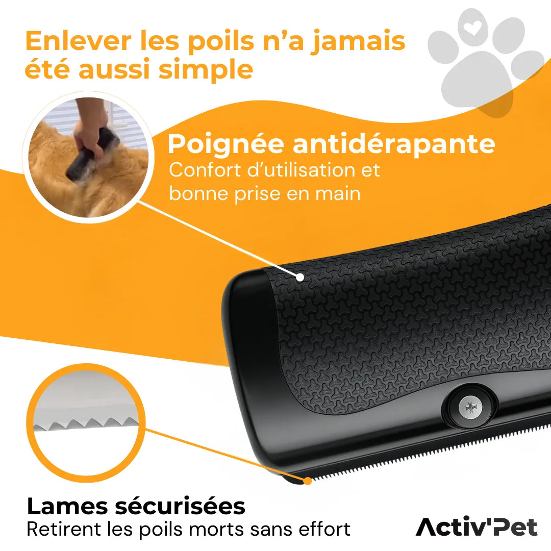 Brosse Sublim’Poils Activ'Pet