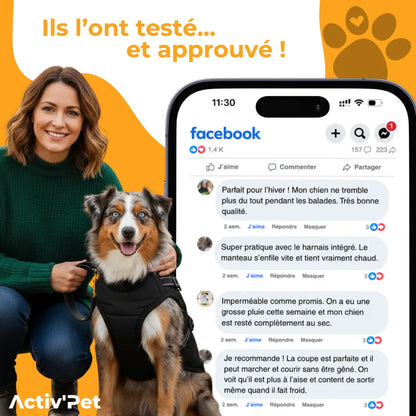 Manteau d’hiver 3 en 1 Activ’Pet