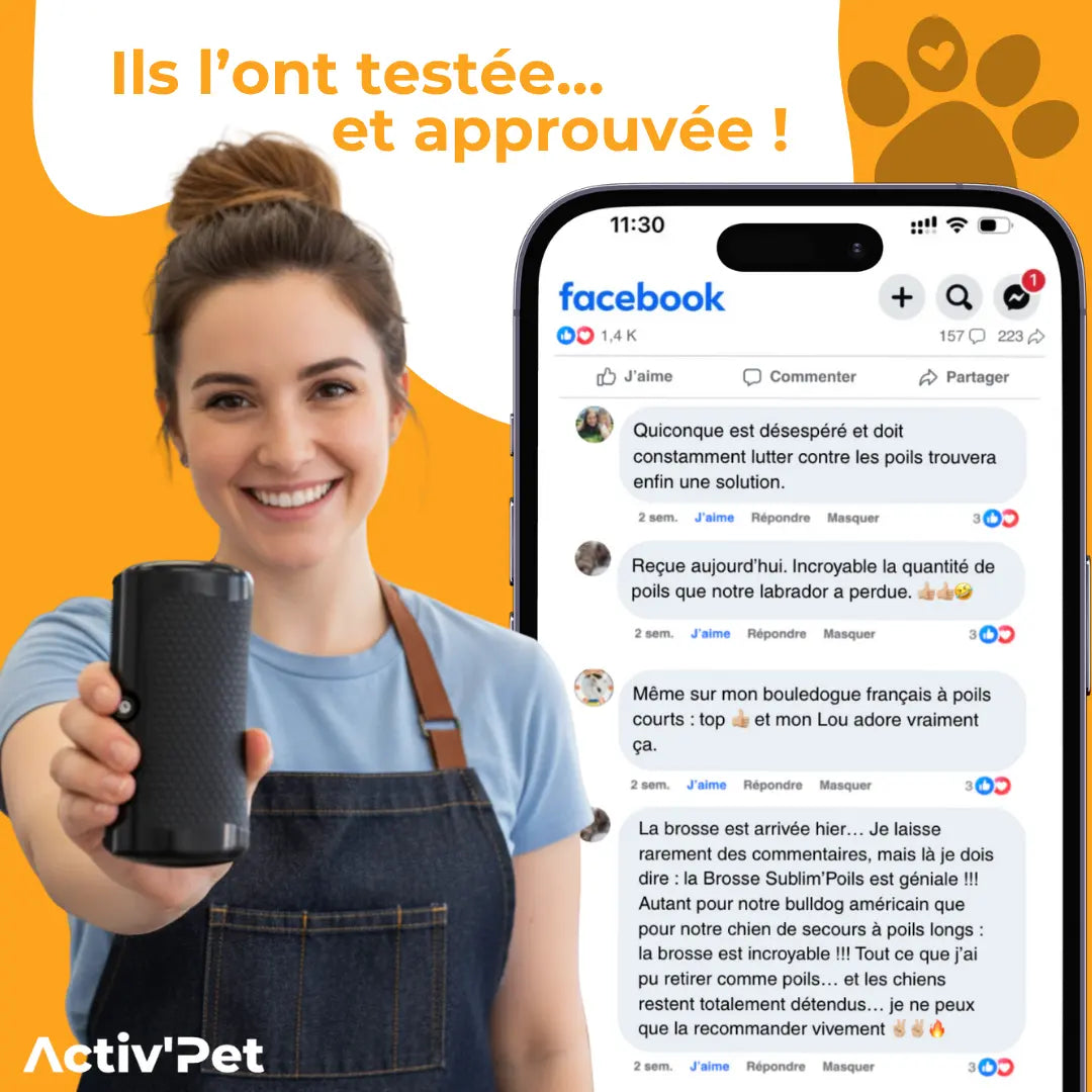 Activ'Pet Sublim'Poils Brush