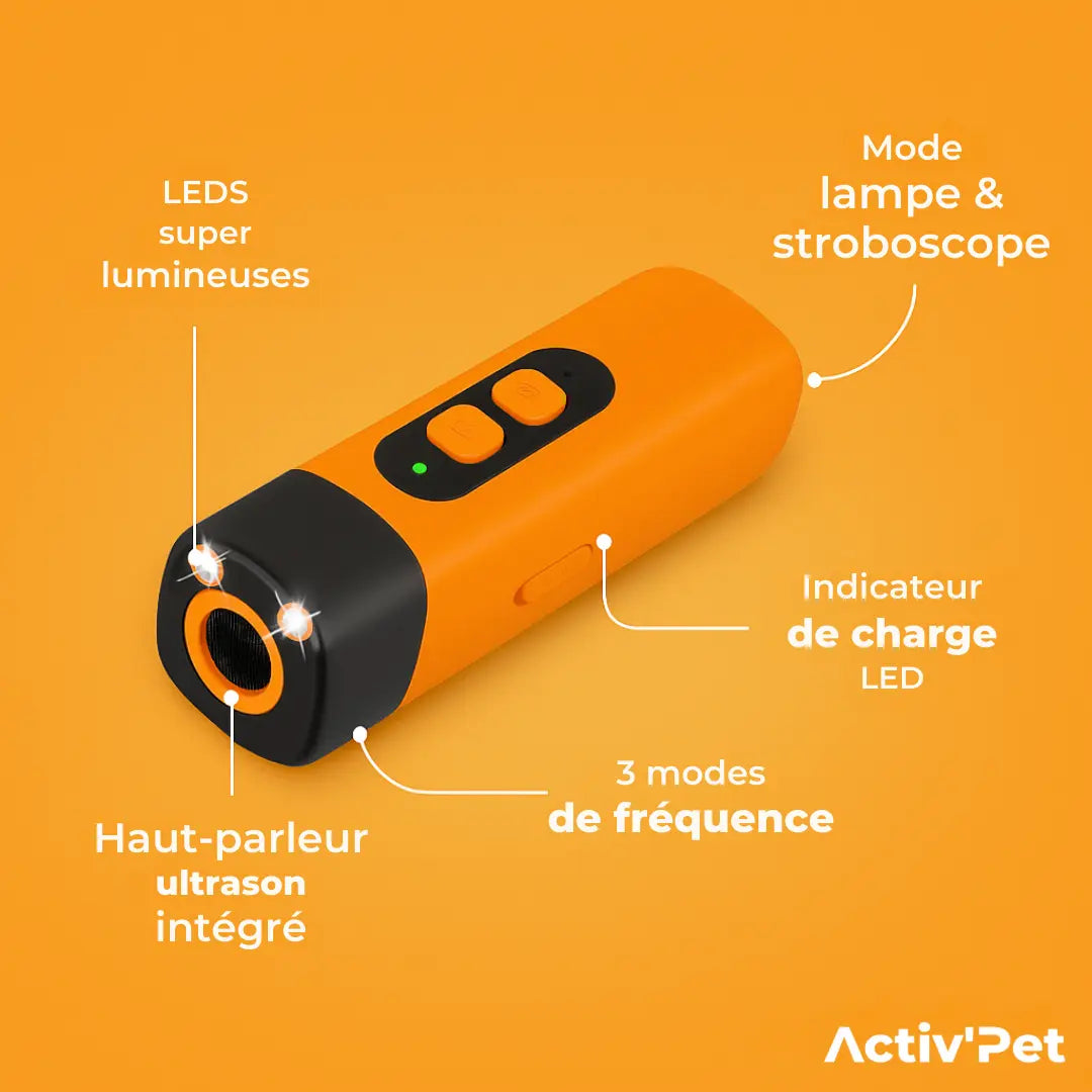 Dispositif Ultrasons Chien Serein Activ'Pet