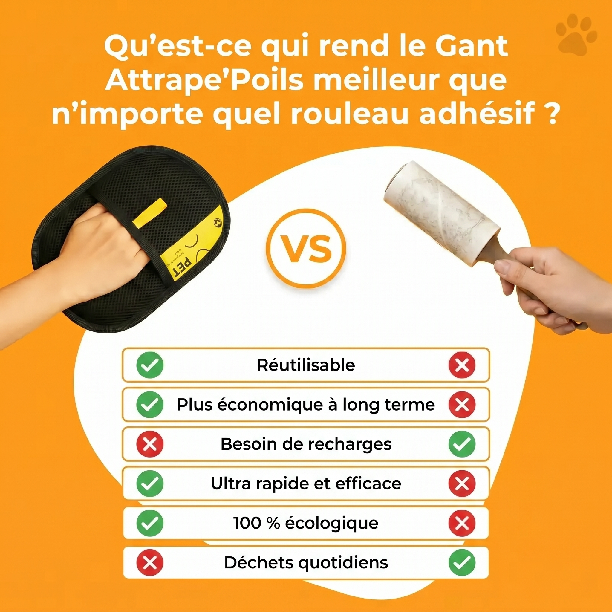 Gant Attrape'Poils